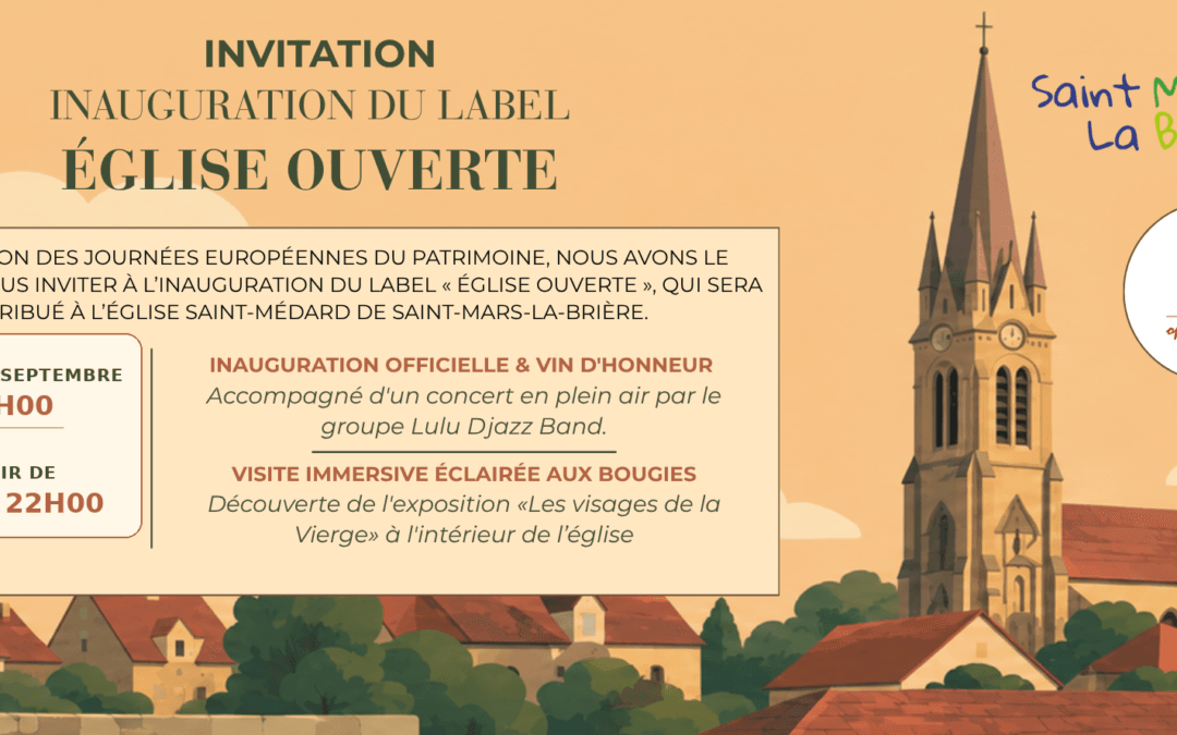 Journées européennes du Patrimoine : rdv les 18, 19 et 20 septembre