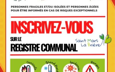 Registre communal des personnes vulnérables