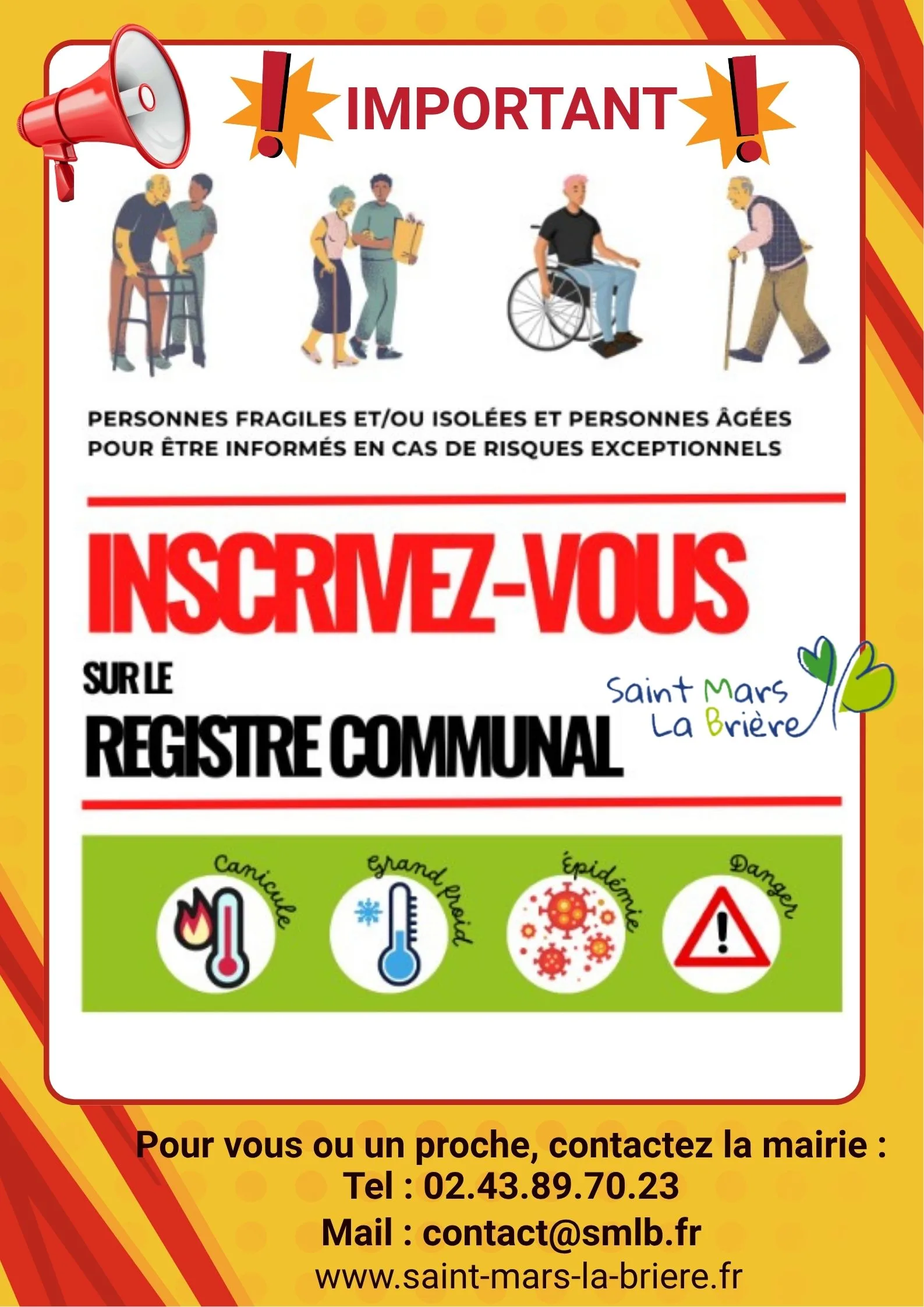 Registre personnes vulnérables 2026