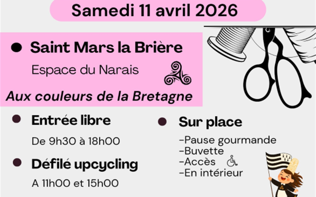 Samedi 11 avril « Les puces couturières et loisirs créatifs »