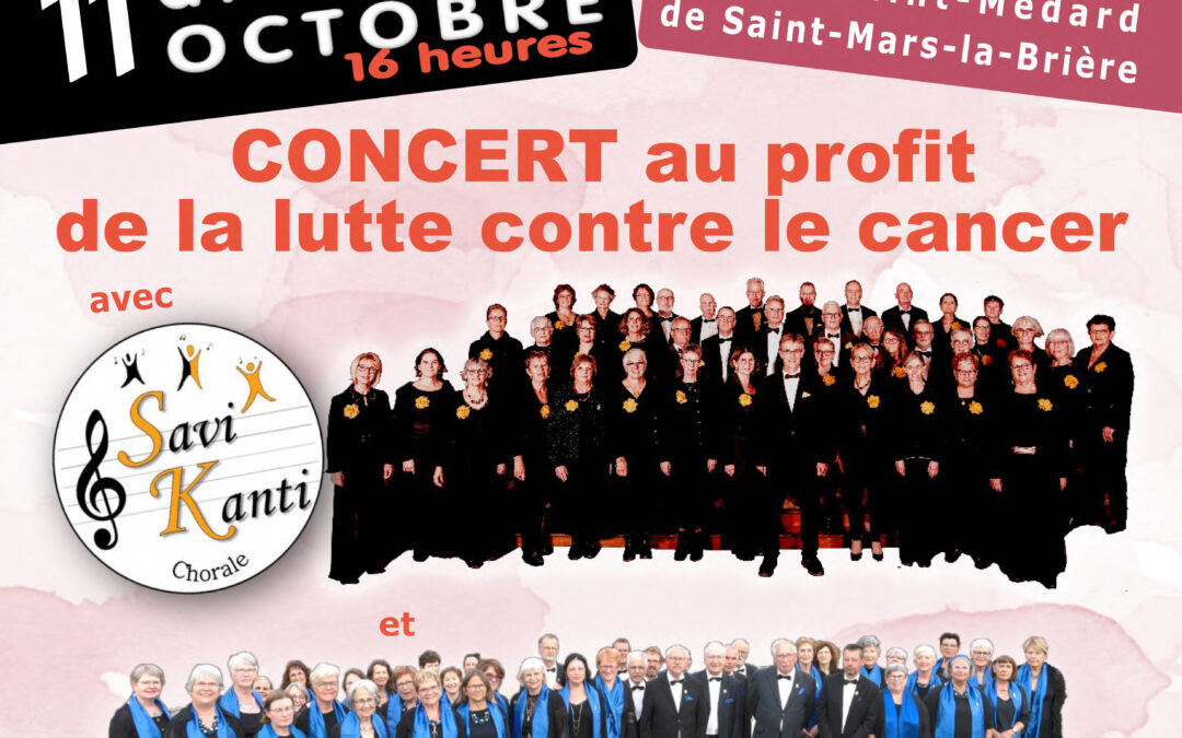 Octobre rose : concert de Choral’in dimanche 11 octobre